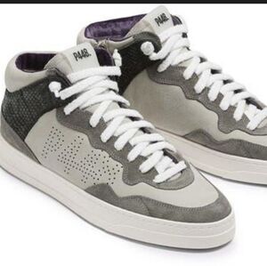 NEW P448 Bali High-Top Sneakers In Tuxido Gray And Black